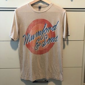 Mumford & Sons tour tee